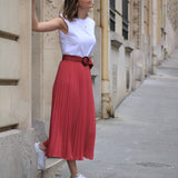 Jupe PATRICIA vieux rose